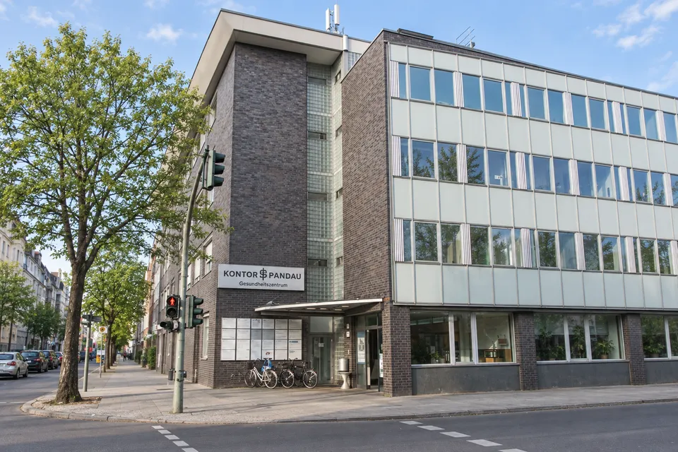 Illustration des Ärztehauses Kontor Spandau an der Seeburger Straße 8